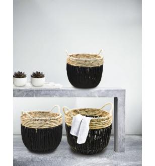 Water Hyacinth Laundry Basket BB5_1467818