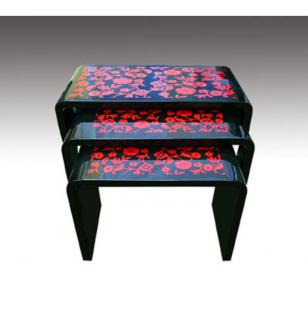 Lacquer chair / table BB01101