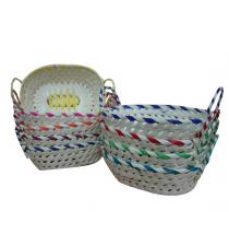Palm Leaf Basket set 4