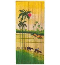 Coco countryside landscape bamboo curtain BB33005