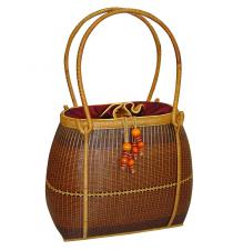 Bamboo bag with lining BB34003