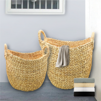 Water hyacinth basket with hanđle BB56077