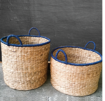 Water hyacinth basket with hanđle BB55078