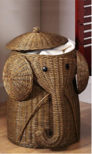 Elephant Plastic Laudry basket BB00256
