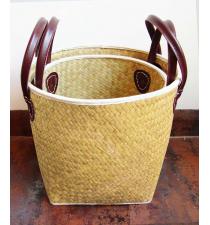 Seagrass baskets with handle BB42286