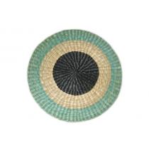 Color round hand woven seagrass placemat BB41156