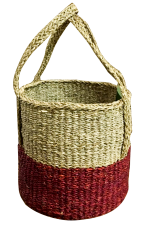 Seagrass baskets with handle BB42300