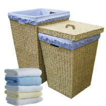 Seagrass baskets with lid BB43059
