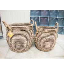 Seagrass baskets with handle BB42303