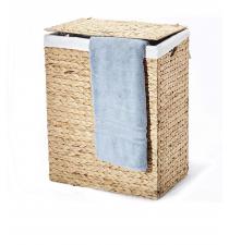 Water Hyacinth Laundry Basket with Lid BB51557