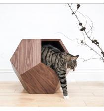 Wood Pet house Basket BB05004